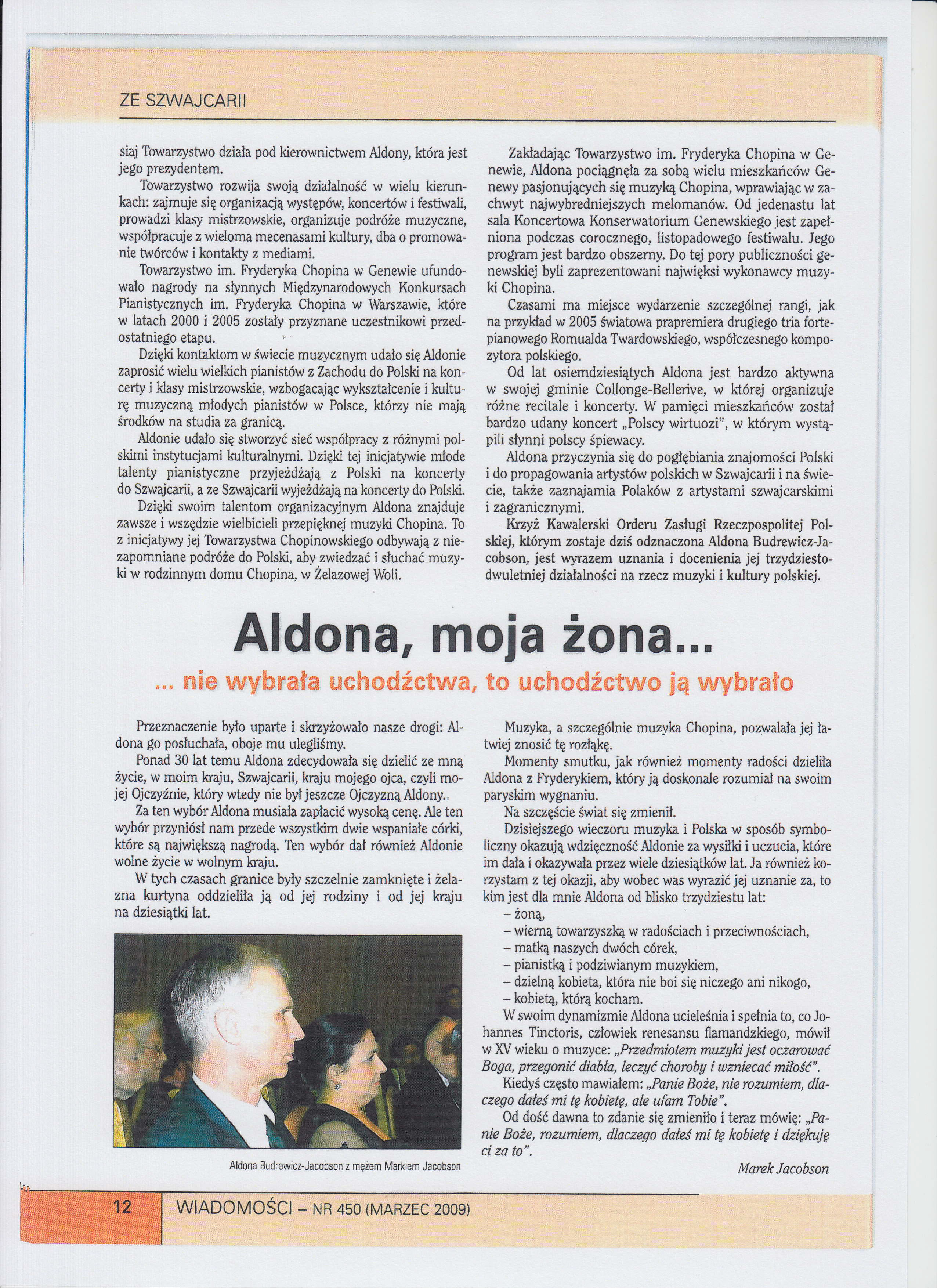 Aldona Krzyz Croix de Chevalier 2009 Page 3