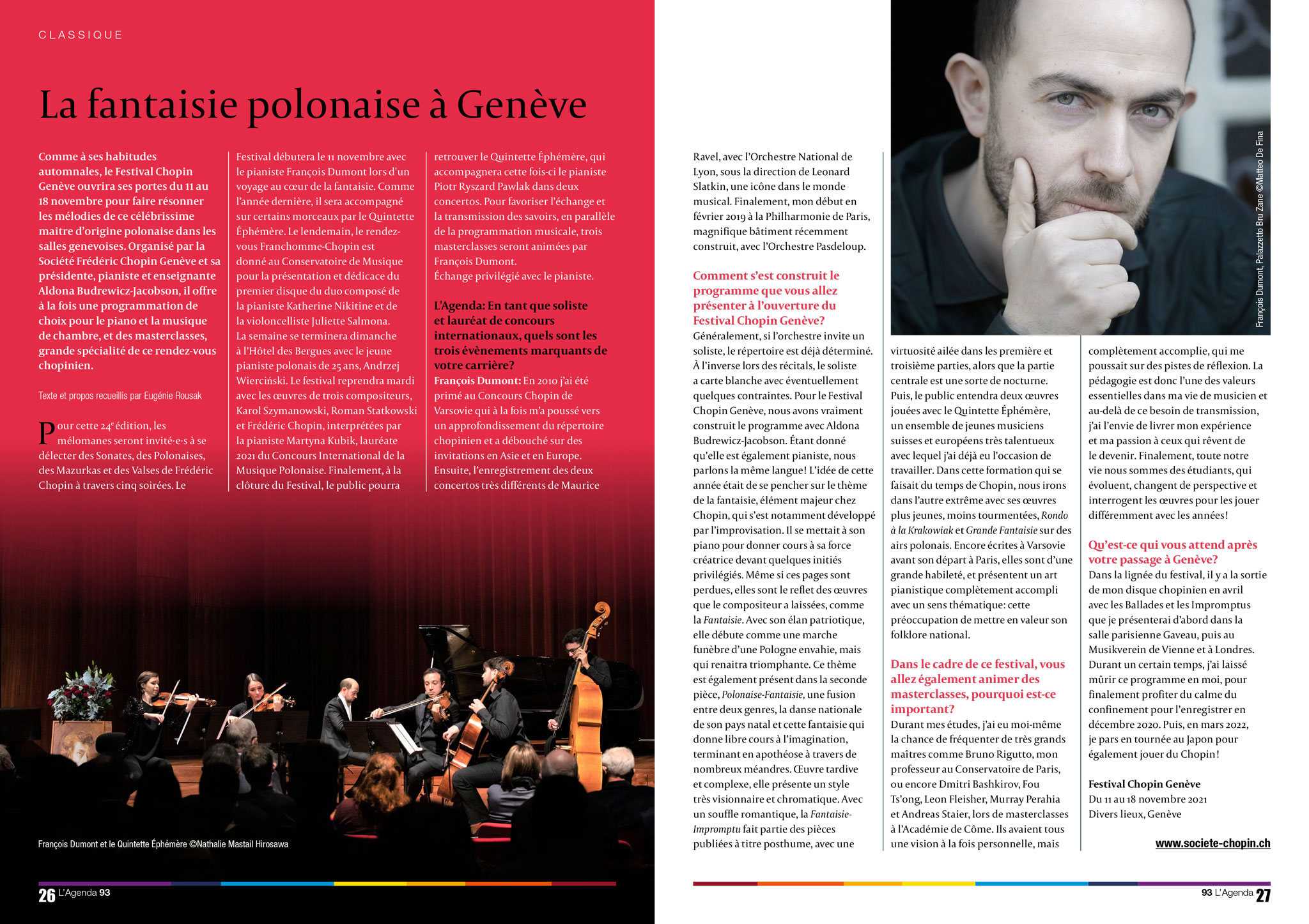 2021 - La Fantaisie polonaise au Festival Chopin de Genève